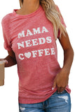 La mamma ha bisogno di una maglietta al caffè