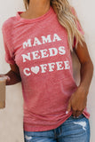 La mamma ha bisogno di una maglietta al caffè