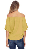 Off-the-shoulder Ruffle Tops for Women
