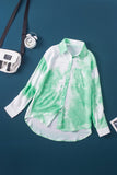 Whirlwind Tie Dye Button Shirt with Pocket