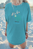 Maglietta da ragazzo oversize Aloha By The Beach