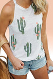 Canotta casual da donna Cactus senza maniche