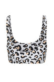 Push Up High Waisted Leopard Print Swimsuit Two Piece