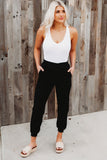 Womens Black Joggers With Pockets